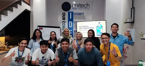 as a Speakers on Up-sharing session in CV Unitech Indonesia
