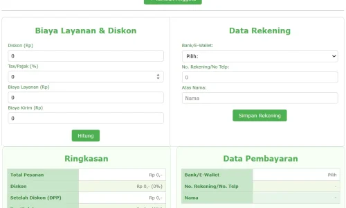 Split Bill Website (Home)